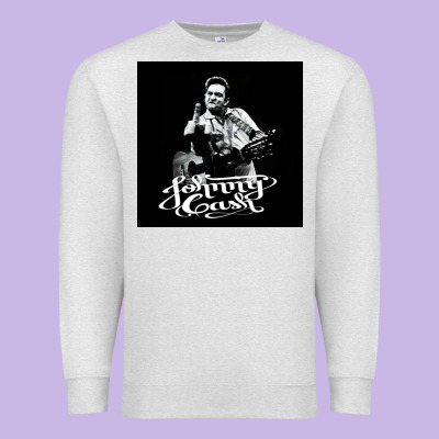Johnny Cash Music Premium Sweatshirt Designed By Artisfamous