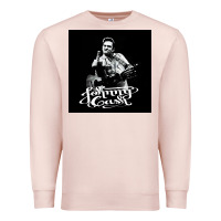 Pale Pink Johnny Cash Music Premium Sweatshirt - artisFamous