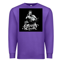 Purple Johnny Cash Music Premium Sweatshirt - artisFamous