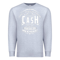 Heather Grey Johnny Cash Music Premium Sweatshirt - artisFamous