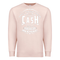 Pale Pink Johnny Cash Music Premium Sweatshirt - artisFamous