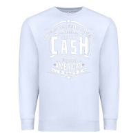 White Johnny Cash Music Premium Sweatshirt - artisFamous