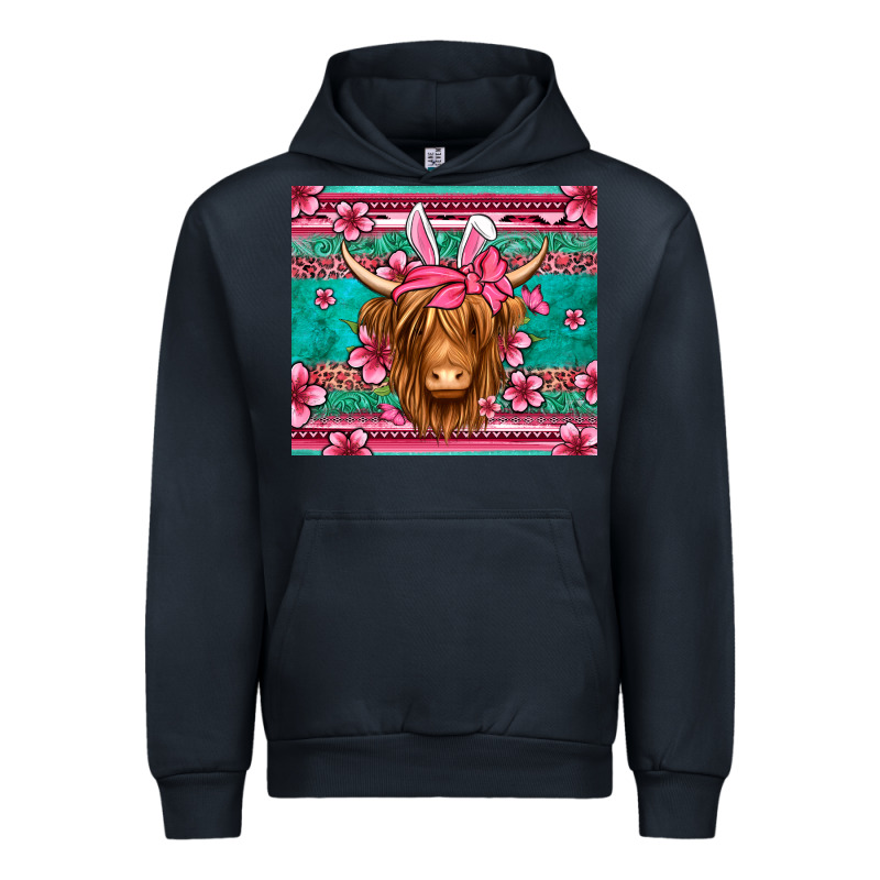 Easter Longhaired Cow Urban Hoodie by Jasminsmagicworld | Teevron