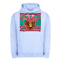 Pigment Grape Ice easter longhaired cow Urban Hoodie - Jasminsmagicworld