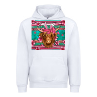 White easter longhaired cow Urban Hoodie - Jasminsmagicworld