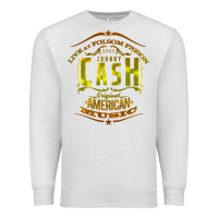 Oatmeal Heather Johnny Cash Music Premium Sweatshirt - artisFamous