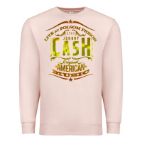 Pale Pink Johnny Cash Music Premium Sweatshirt - artisFamous