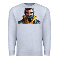 Heather Grey codfish beatbox Premium Sweatshirt - artisFamous