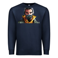Navy codfish beatbox Premium Sweatshirt - artisFamous