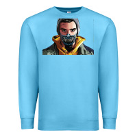 Ocean Blue codfish beatbox Premium Sweatshirt - artisFamous
