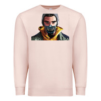 Pale Pink codfish beatbox Premium Sweatshirt - artisFamous