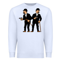 White Thomson and Thompson Premium Sweatshirt - artisFamous