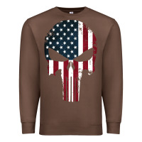 Chestnut the punisher american flag Premium Sweatshirt - artisFamous