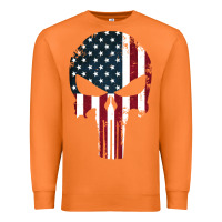 Carrot the punisher american flag Premium Sweatshirt - artisFamous