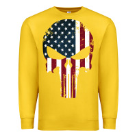 Lemon the punisher american flag Premium Sweatshirt - artisFamous