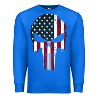 True Royal the punisher american flag Premium Sweatshirt - artisFamous