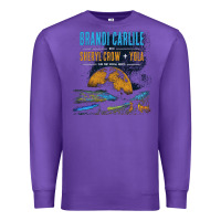 Purple Brandi Carlile Poster Premium Sweatshirt - artisFamous