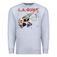Heather Grey la guns Premium Sweatshirt - artisFamous