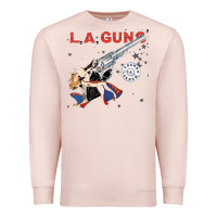 Pale Pink la guns Premium Sweatshirt - artisFamous