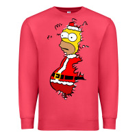 Cardinal Homer Claus Christmas Premium Sweatshirt - artisFamous