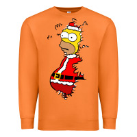 Carrot Homer Claus Christmas Premium Sweatshirt - artisFamous