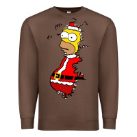 Chestnut Homer Claus Christmas Premium Sweatshirt - artisFamous
