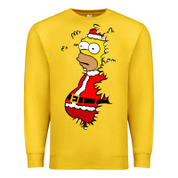 Lemon Homer Claus Christmas Premium Sweatshirt - artisFamous