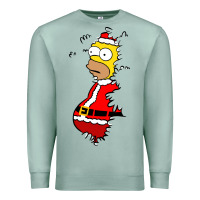 Seafoam Homer Claus Christmas Premium Sweatshirt - artisFamous