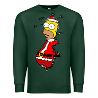 Sports Green Homer Claus Christmas Premium Sweatshirt - artisFamous