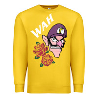 Lemon waluigi voice ( wah ) Premium Sweatshirt - artisFamous