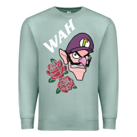 Seafoam waluigi voice ( wah ) Premium Sweatshirt - artisFamous