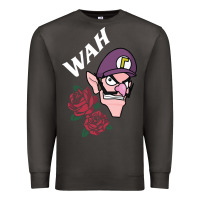 Smoke waluigi voice ( wah ) Premium Sweatshirt - artisFamous