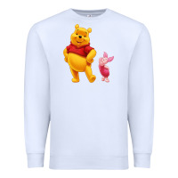 White Winnie the Pooh Piglet Premium Sweatshirt - artisFamous