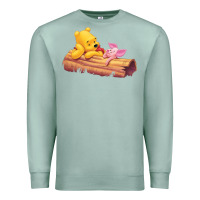 Seafoam Winnie the Pooh Piglet Premium Sweatshirt - artisFamous