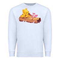 White Winnie the Pooh Piglet Premium Sweatshirt - artisFamous