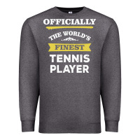 Charcoal Heather the world's finest tennis player Premium Sweatshirt - artisFamous