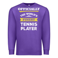 Purple the world's finest tennis player Premium Sweatshirt - artisFamous