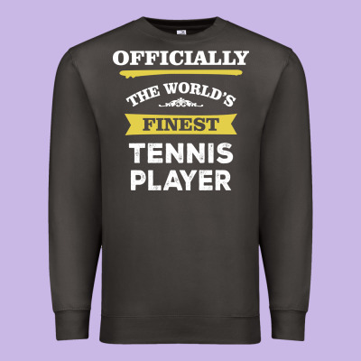The World's Finest Tennis Player Premium Sweatshirt Designed By Artisfamous