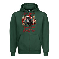 Sports Green christmas life is better with a french bulldog Zipper Hoodie - JahusDesignShop