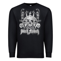 Black black sab.bath official vintage dancing skele Premium Sweatshirt - artisFamous
