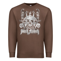 Chestnut black sab.bath official vintage dancing skele Premium Sweatshirt - artisFamous