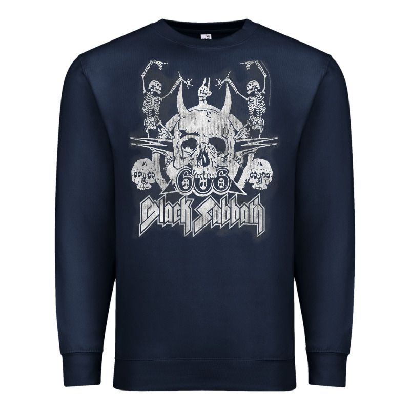 Black Sab.bath Official Vintage Dancing Skele Premium Sweatshirt by artisFamous | Teevron