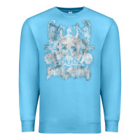Ocean Blue black sab.bath official vintage dancing skele Premium Sweatshirt - artisFamous