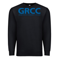 Black Grand Rapids Community College Premium Sweatshirt - artisFamous