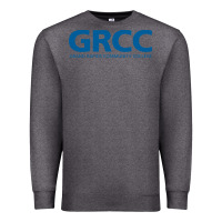 Charcoal Heather Grand Rapids Community College Premium Sweatshirt - artisFamous