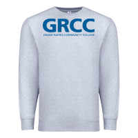 Heather Grey Grand Rapids Community College Premium Sweatshirt - artisFamous