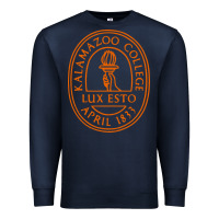 Navy Kalamazoo College Premium Sweatshirt - artisFamous