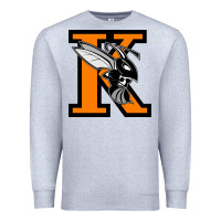 Heather Grey Kalamazoo College Premium Sweatshirt - artisFamous