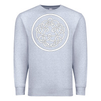 Heather Grey king crimson Premium Sweatshirt - artisFamous