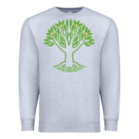 Heather Grey Maharishi International College Premium Sweatshirt - artisFamous